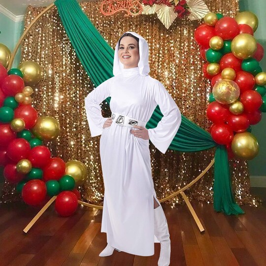 Princess Leia Costume, Star Wars Hooded White Dress | Michaels Princess Leia Costume, Star Wars Hooded White Dress | Michaels